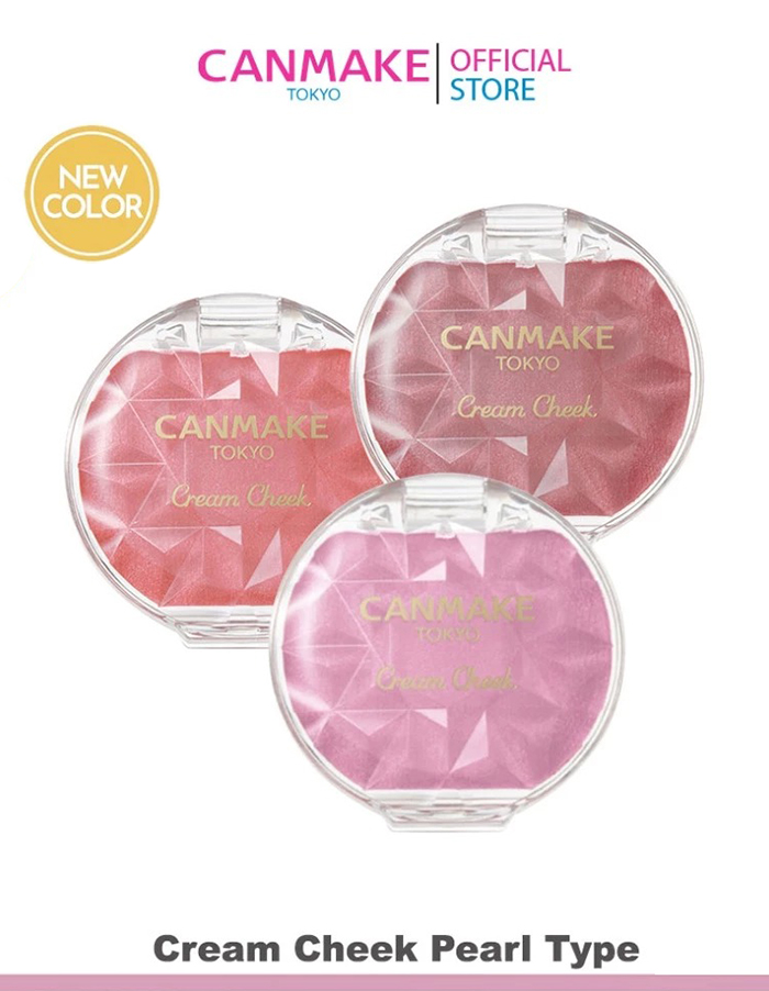 บลัชออน CANMAKE Cream Cheek Pearl Type 